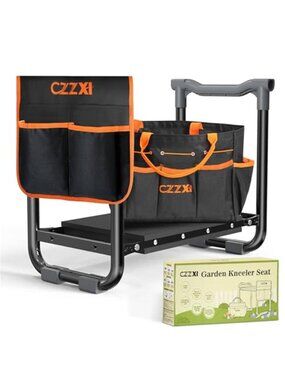 Garden Kneeler Seat Foldable Kneeling Pad Stool Tool Pouch Bag Heavy Duty Gifts